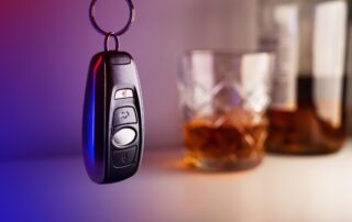 A visual representation of the critical transition between a criminal arrest and gathering civil lawsuit DUI evidence in Pennsylvania to prove driver liability.